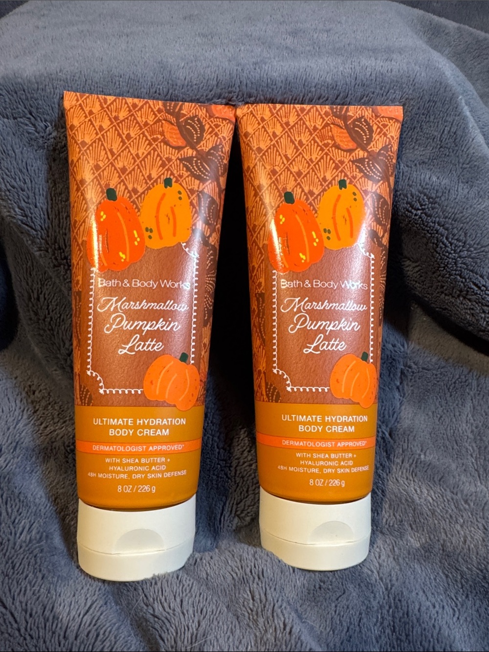 Bath & Body Works Marshmallow Pumpkin Latte Body Cream, Set of Two